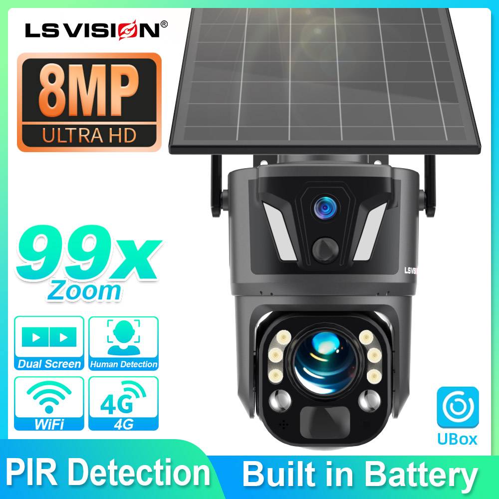 Home Security Gadgets - LS VISION 4K 8MP Outdoor Home