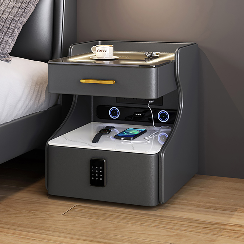 Home Security Of America - Intelligent Creative Lockable Bedside Table Drawers
