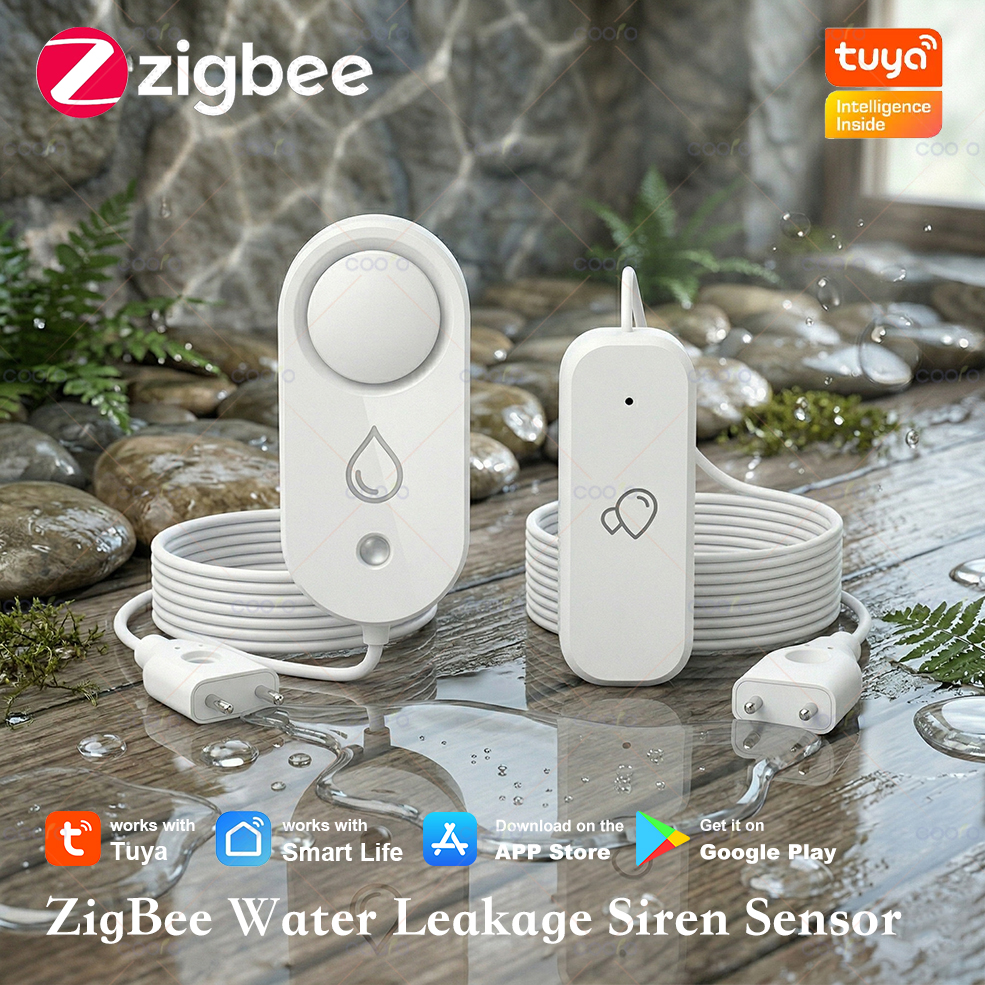 Home Security Gadgets - Tuya Zigbee Water Sensor Leakage Alarm