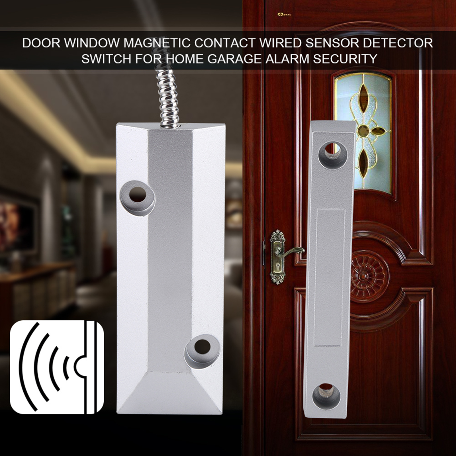 Home Security Gate - Door Window Magnetic Contact Wired Sensor