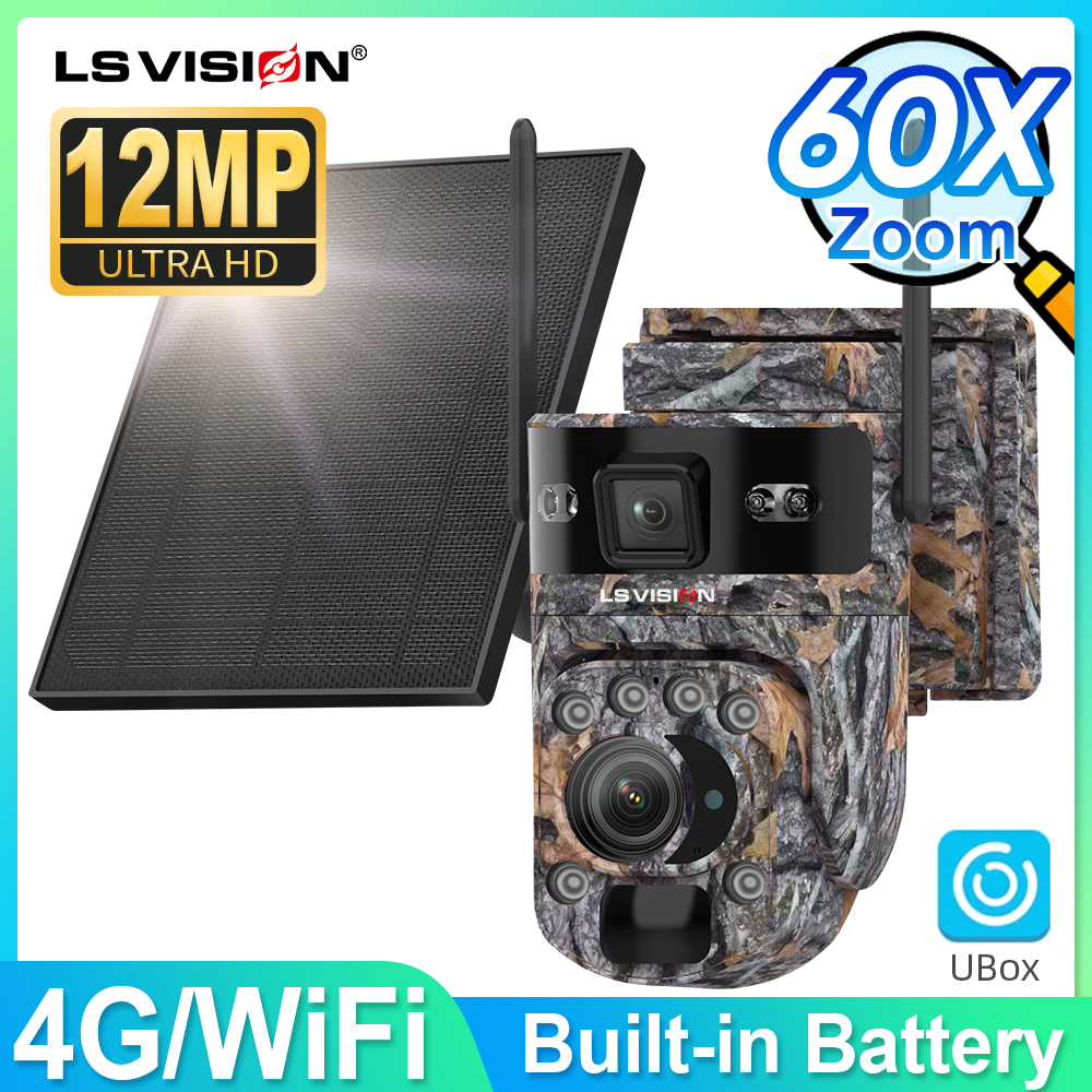 Camera Solar Wireless - LS VISION 60X Zoom Trail Cameras