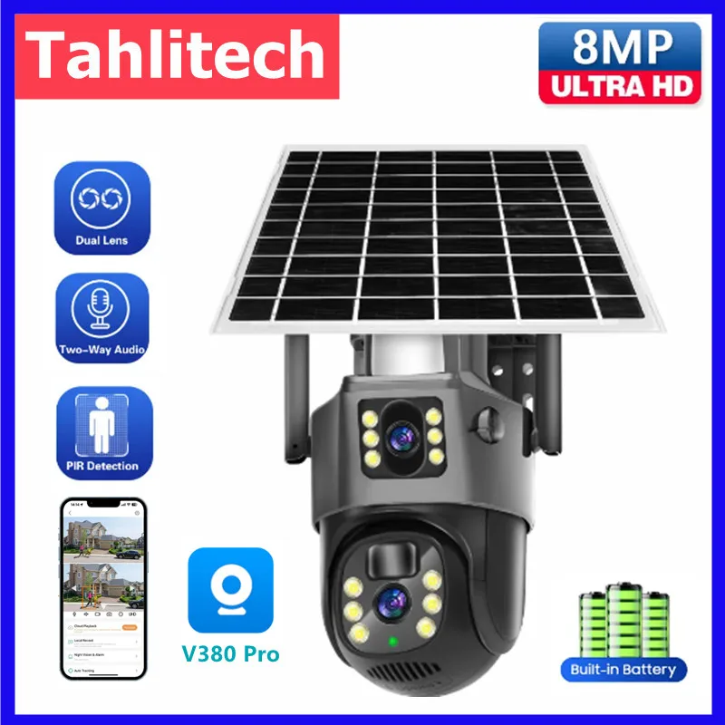 Camera Solar Wireless - 4G SIM card solar CCTV wireless