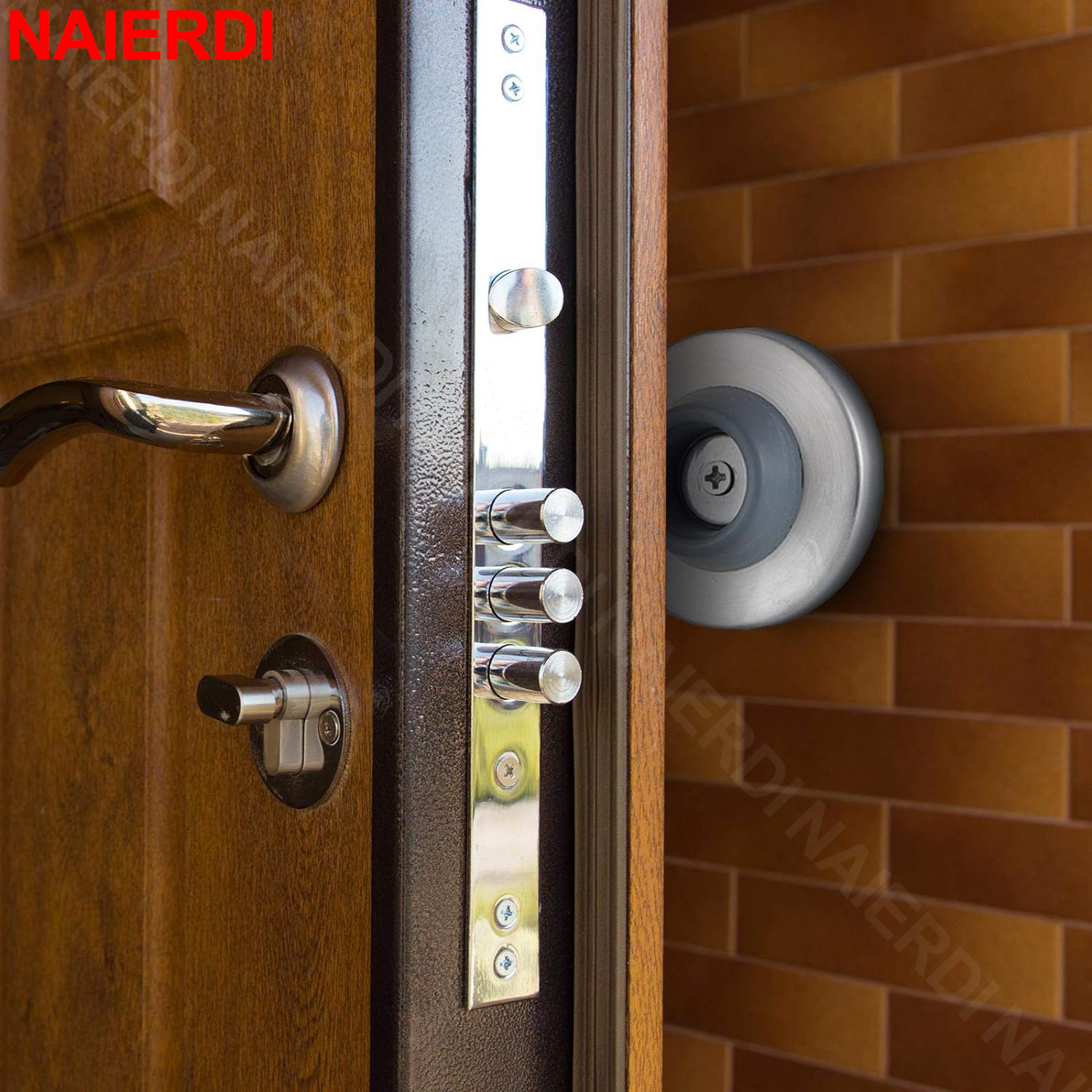 NAIERDI Rubber Door Stops Conc - Door Chain Guard recensione e prezzo