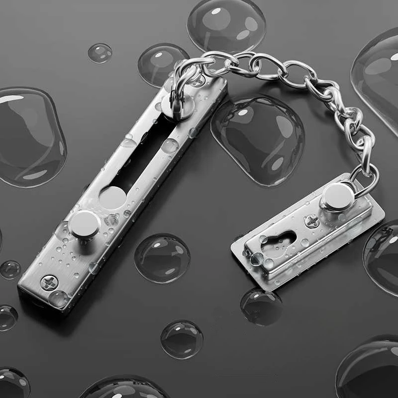 No Drill Stainless Steel Secur - Door Chain Guard recensione e prezzo
