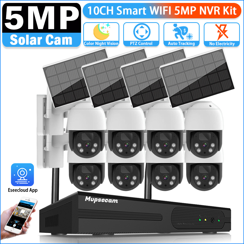 5MP 16CH Wireless NVR Security - Camera Solar Wireless recensione e prezzo