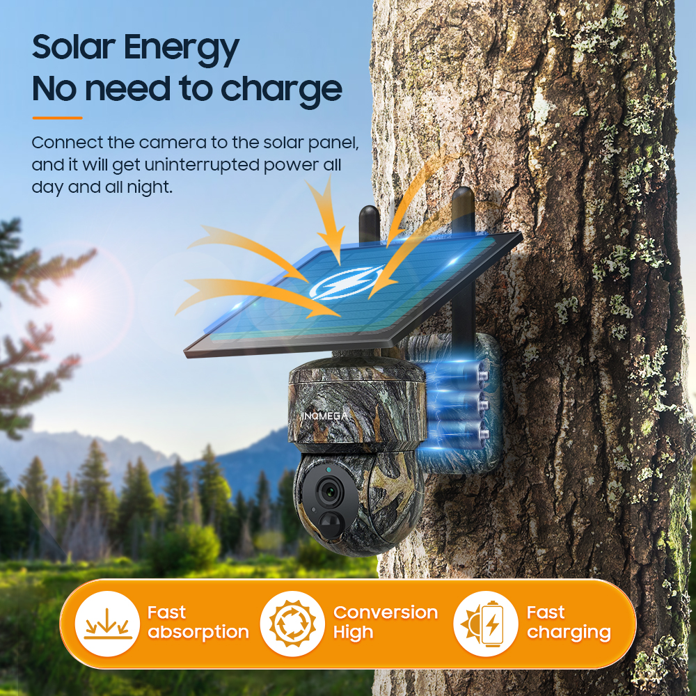 INQMEGA 5MP 4G / WIFI Solar Wi - Camera Solar Wireless recensione e prezzo