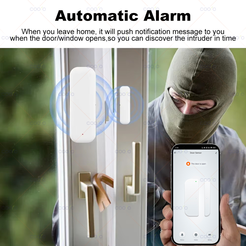 Zigbee 3.0 Door Window Sensor  - Home Security Gate recensione e prezzo