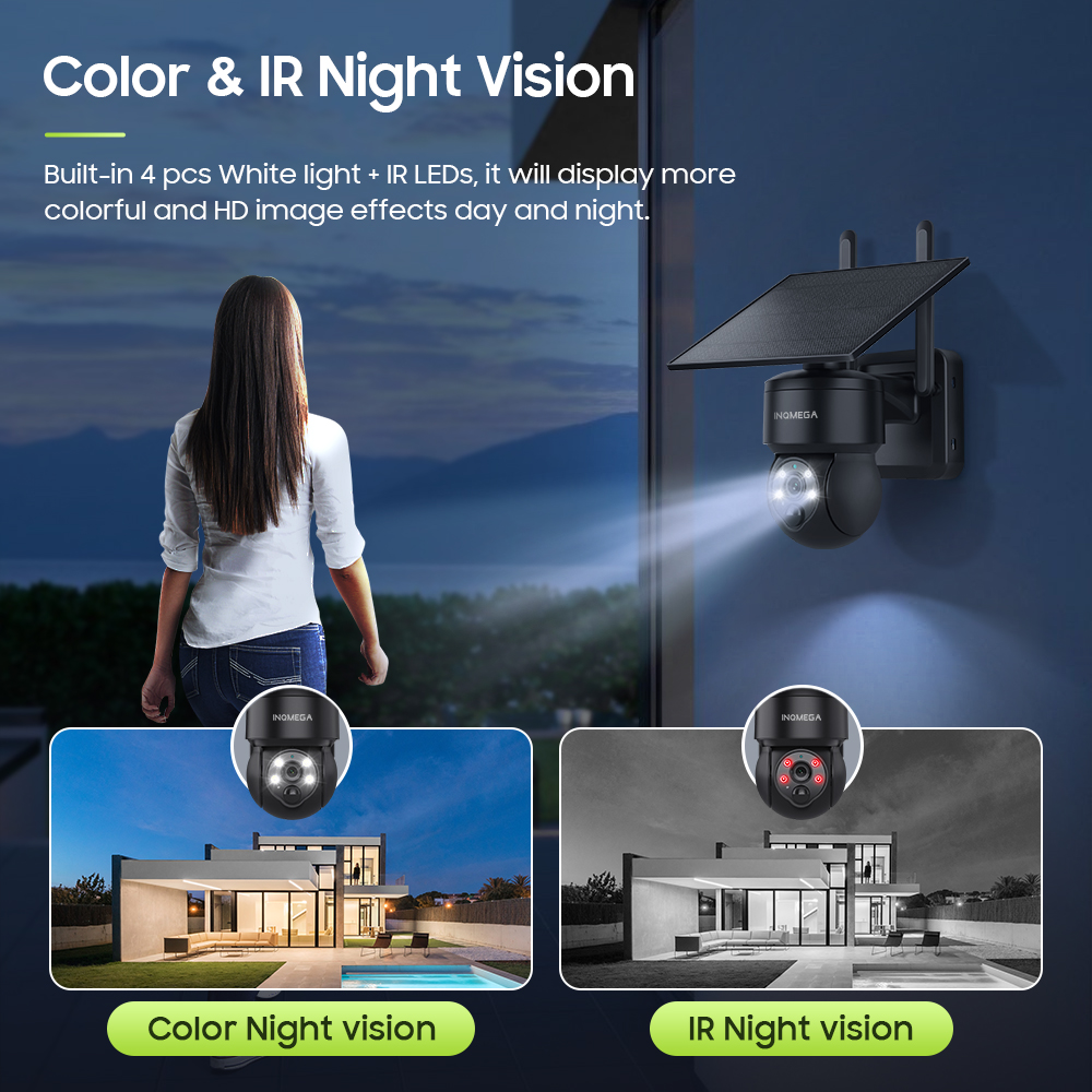 INQMEGA 8MP TUYA Solar Camera  - Camera Solar Wireless recensione e prezzo