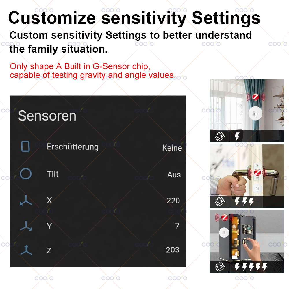 ZigBee 3.0 Vibration Sensor Re - Home Security Gadgets recensione e prezzo