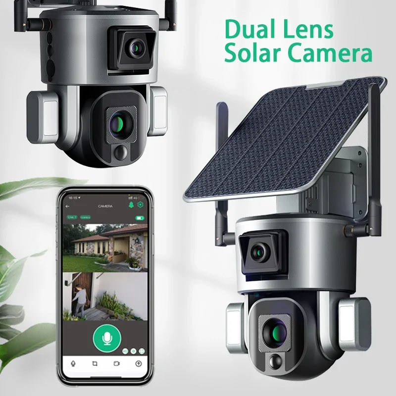 4G Wireless Solar Camera Dual  - Home Security Uk recensione e prezzo