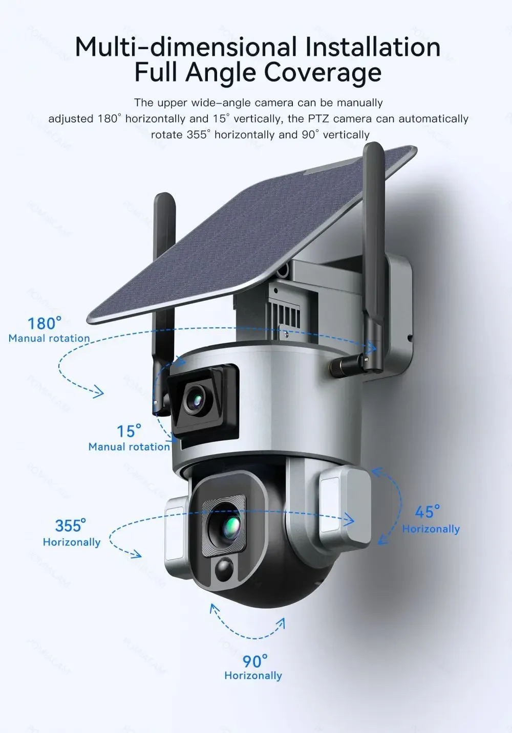 4G Wireless Solar Camera Dual  - Home Security Uk recensione e prezzo