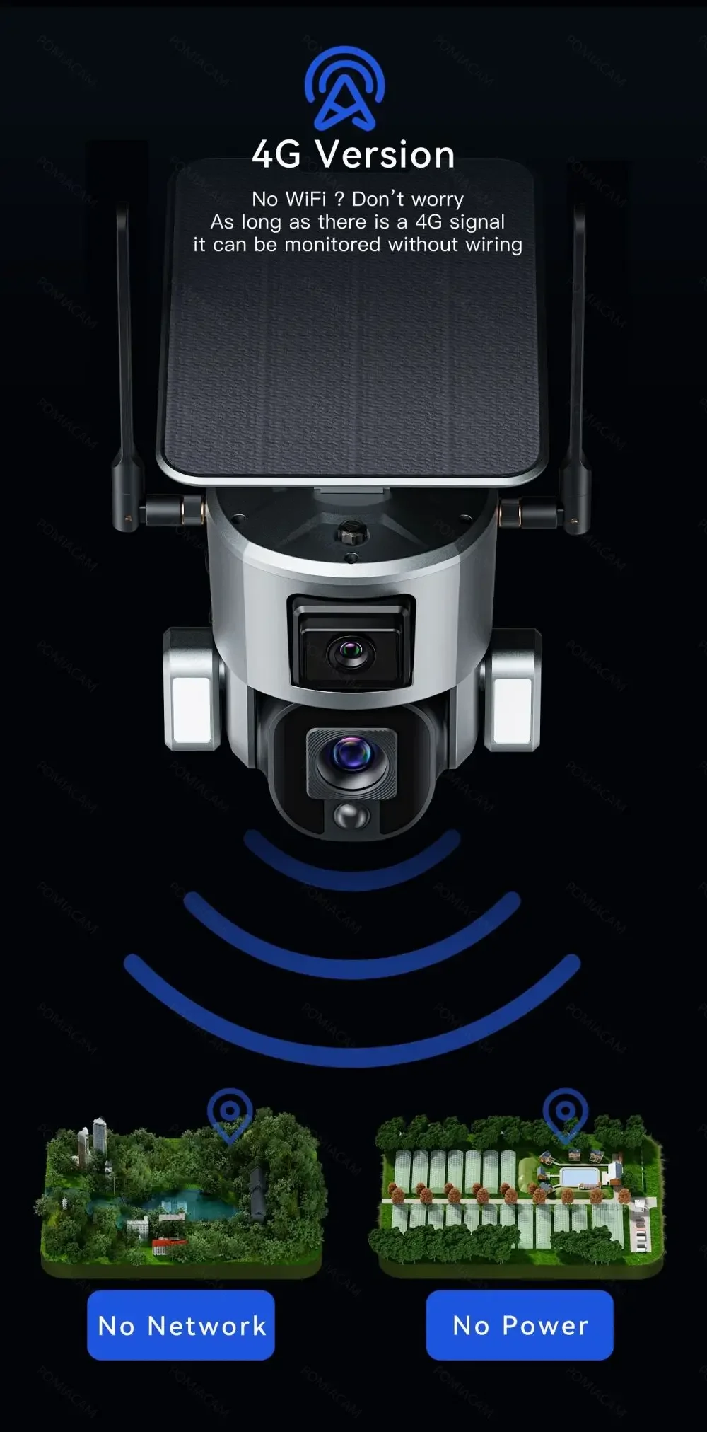 4G Wireless Solar Camera Dual  - Home Security Uk recensione e prezzo
