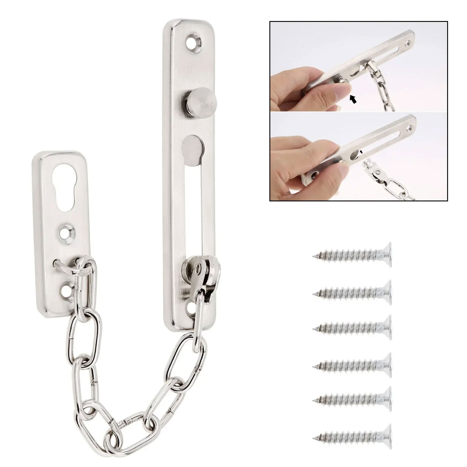 Solid Security Door Sliding Ch - Door Chain Guard recensione e prezzo