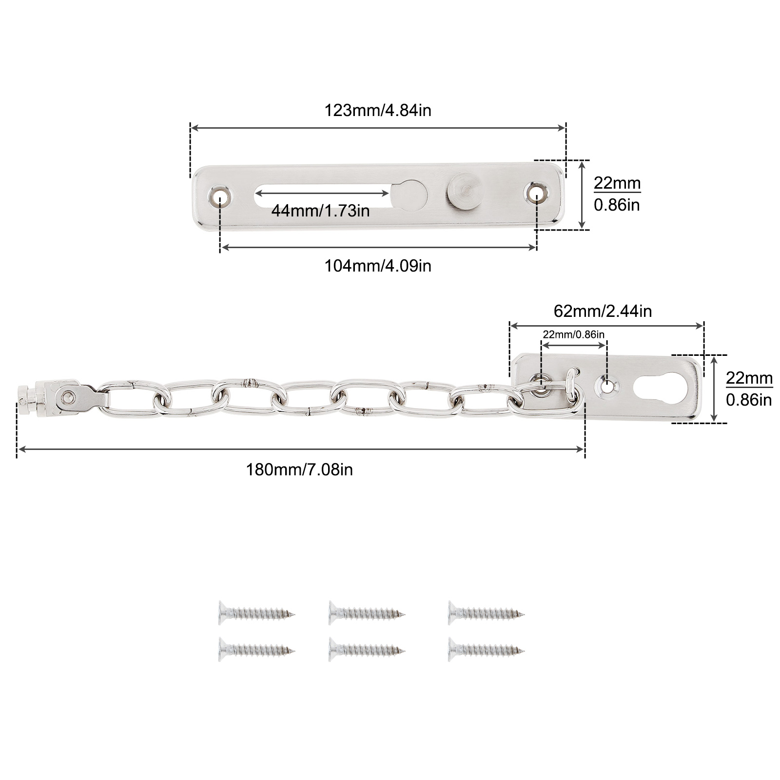 Solid Security Door Sliding Ch - Door Chain Guard recensione e prezzo