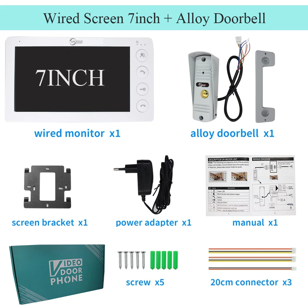 ANJIELO SMART Apartment Video  - Home Security Uk recensione e prezzo