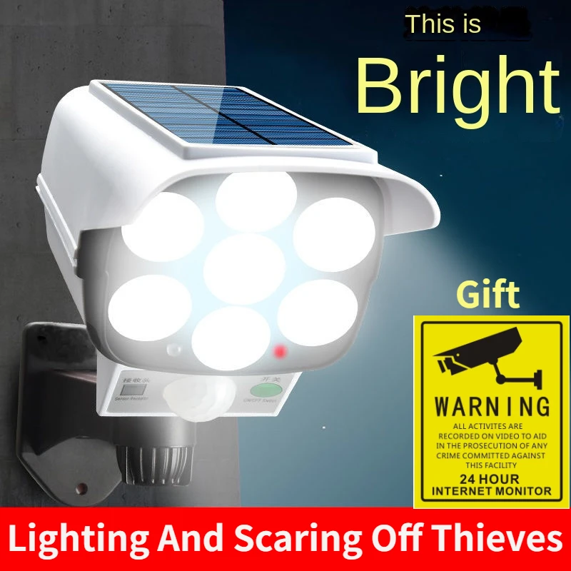 Outdoor Solar Light Motion Sen - Camera Solar Wireless recensione e prezzo
