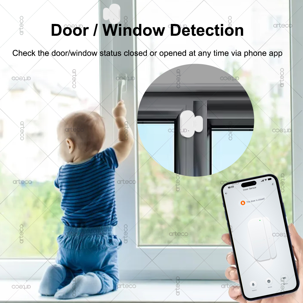 Zigbee Door Window Sensor Open - Home Security Gate recensione e prezzo