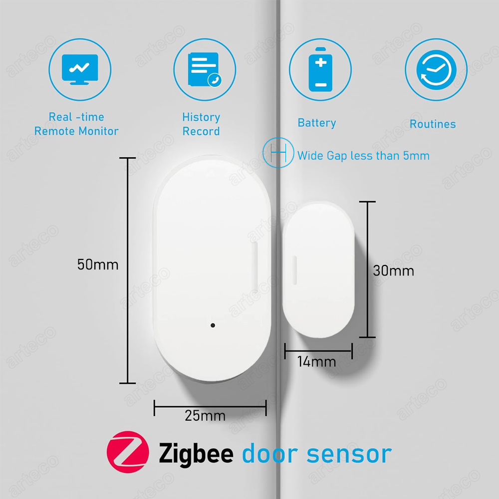 Zigbee Door Window Sensor Open - Home Security Gate recensione e prezzo