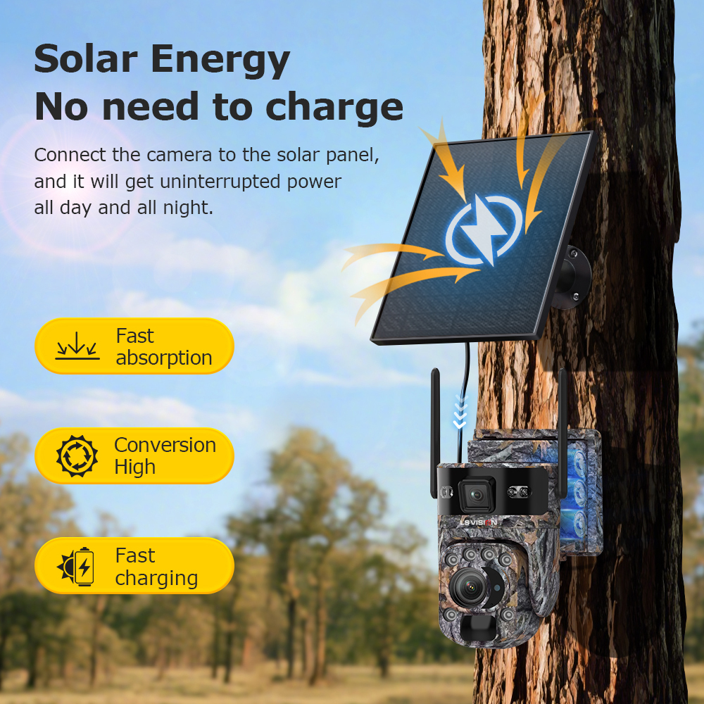 LS VISION 60X Zoom Trail Camer - Camera Solar Wireless recensione e prezzo