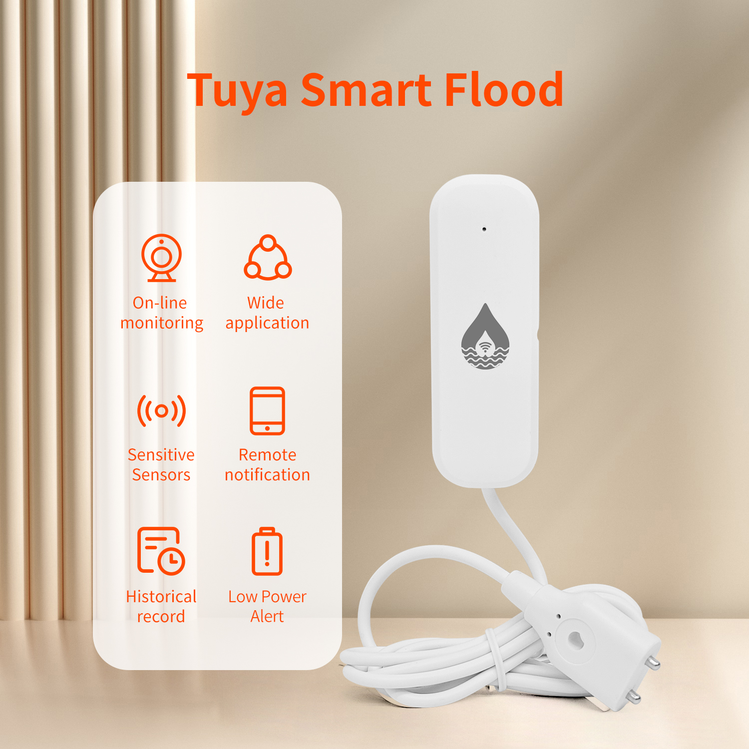 YFK Tuya WiFi Water Leakage Se - Home Security Gadgets recensione e prezzo