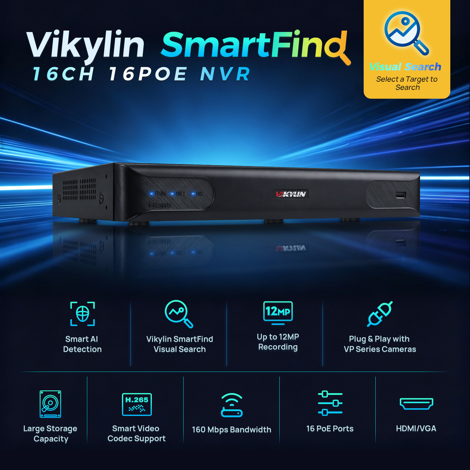Vikylin 4K NVR UP to 12MP Home - Home Security Of America recensione e prezzo