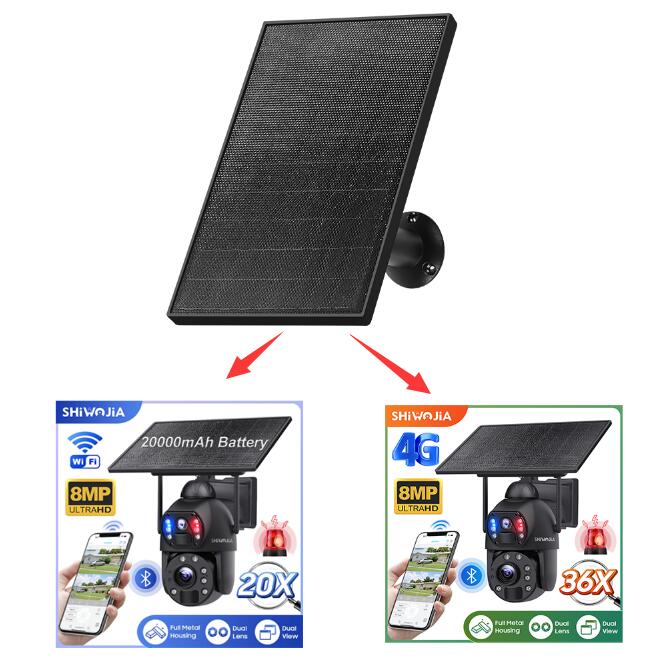 SHIWOJIA Solar Panels Suitable - Camera Solar Wireless recensione e prezzo