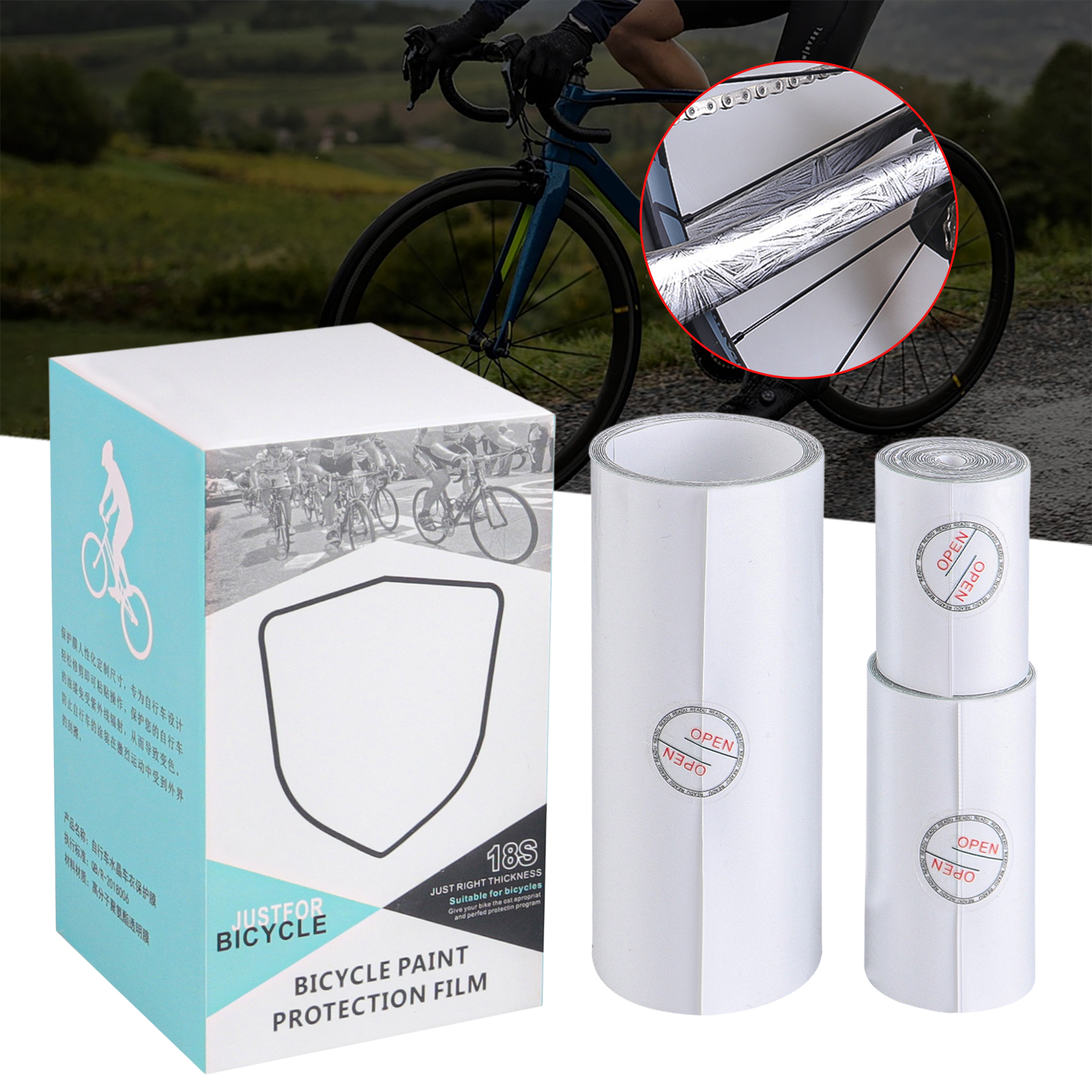 Bike Frame Protection Tape Cle - Door Chain Guard recensione e prezzo