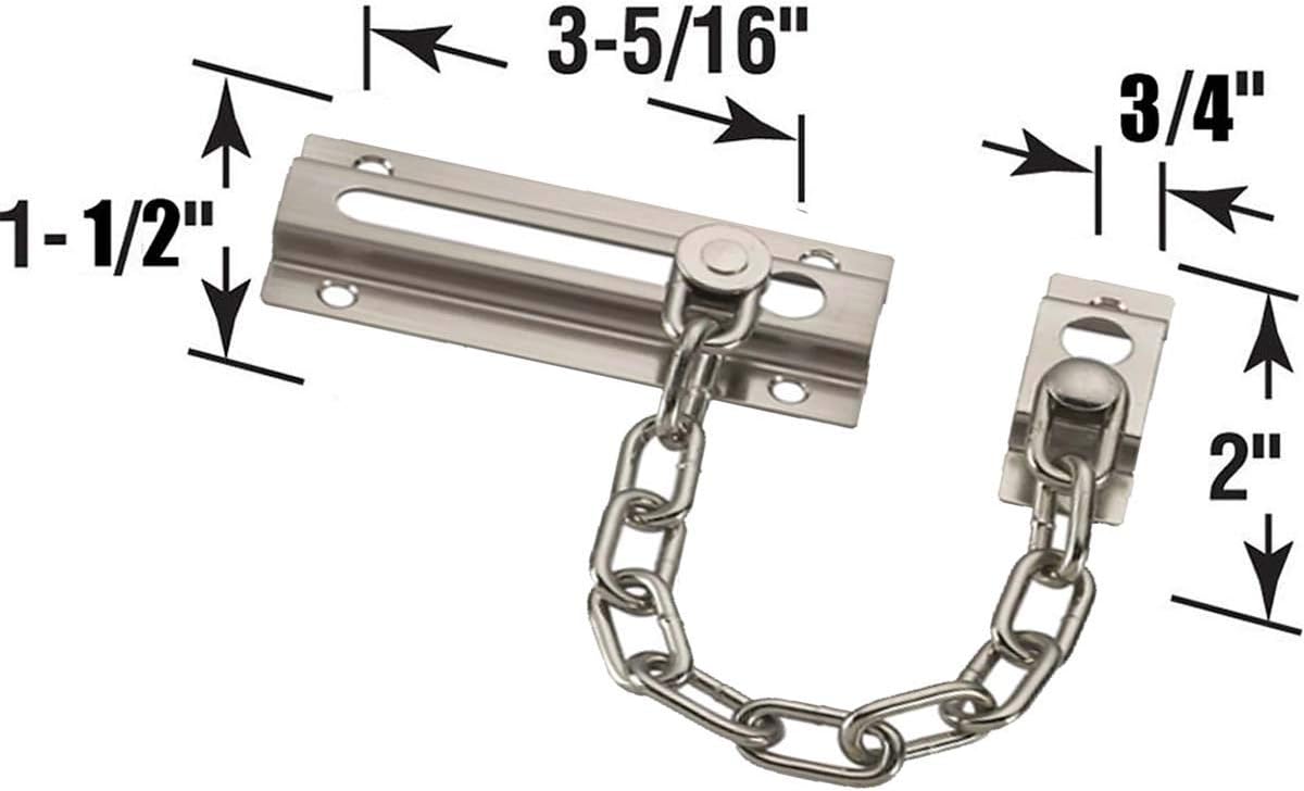 4PCS Door Chain Guard Security - Door Chain Guard recensione e prezzo
