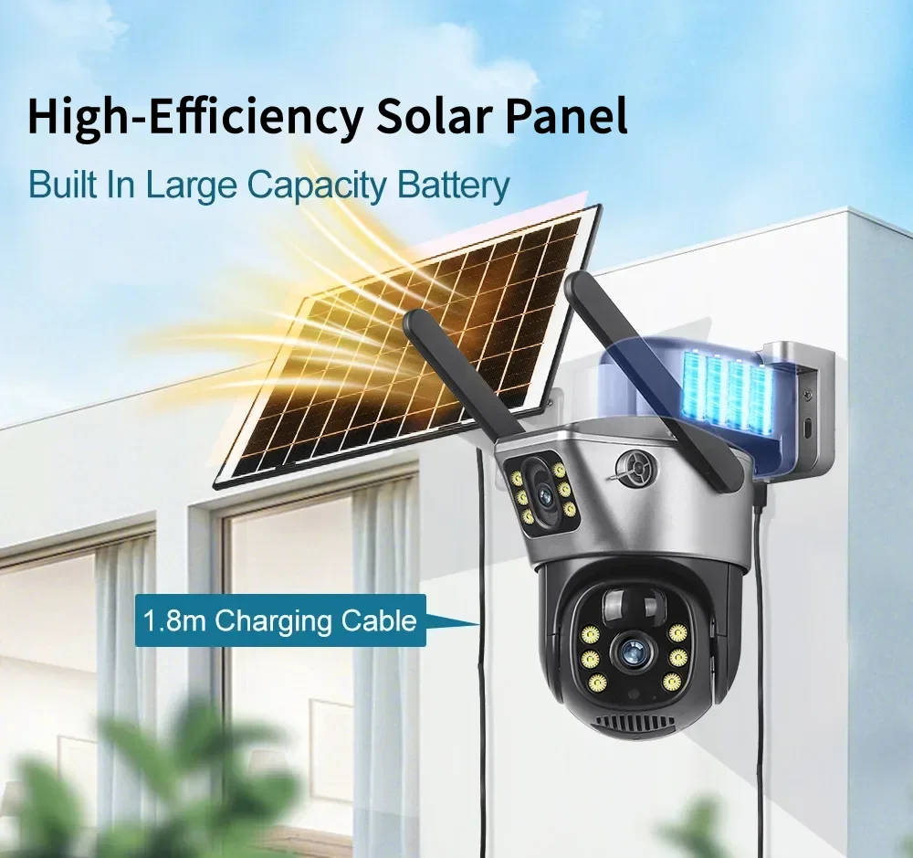 4G SIM card solar CCTV wireles - Camera Solar Wireless recensione e prezzo