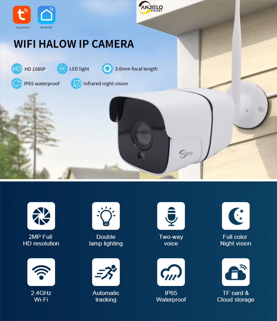 ANJIELO IP Camera 2MP Tuya WIF - Home Security Uk recensione e prezzo