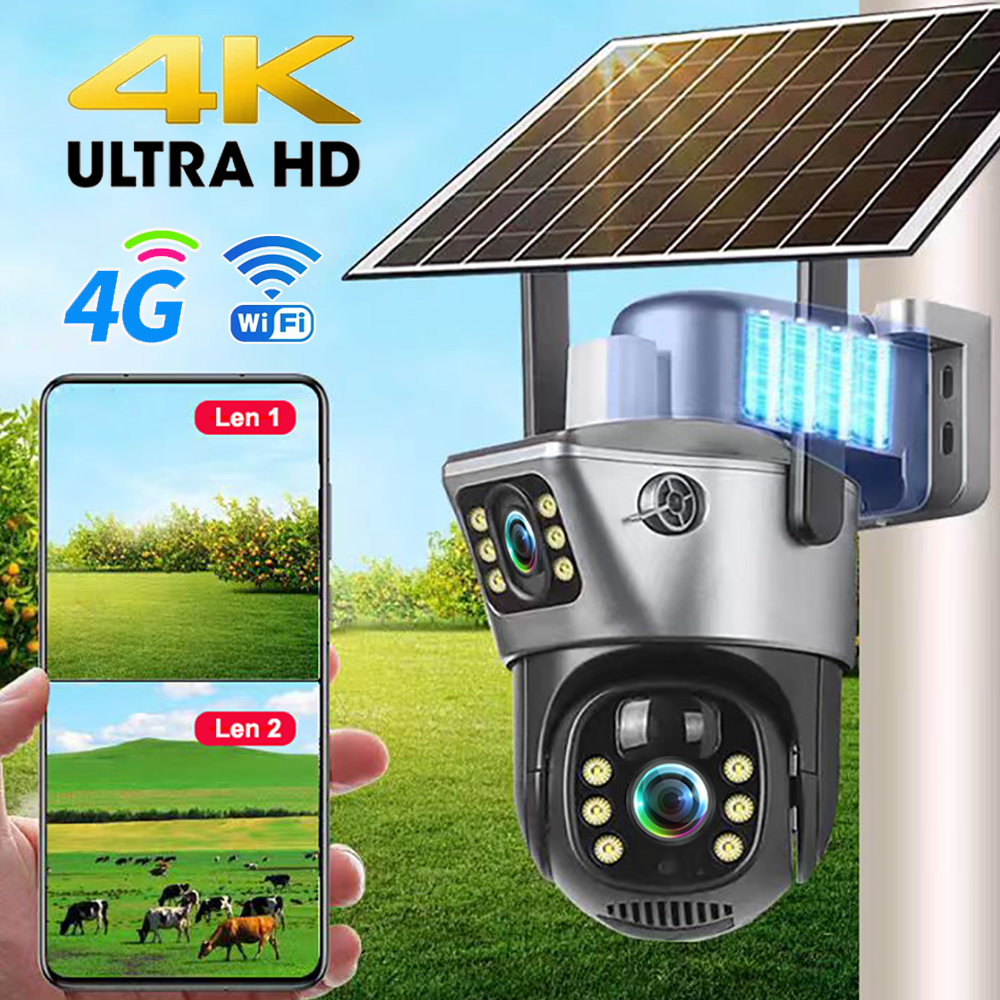 4G / WiFi Solar Camera Dual Le - Camera Solar Wireless recensione e prezzo