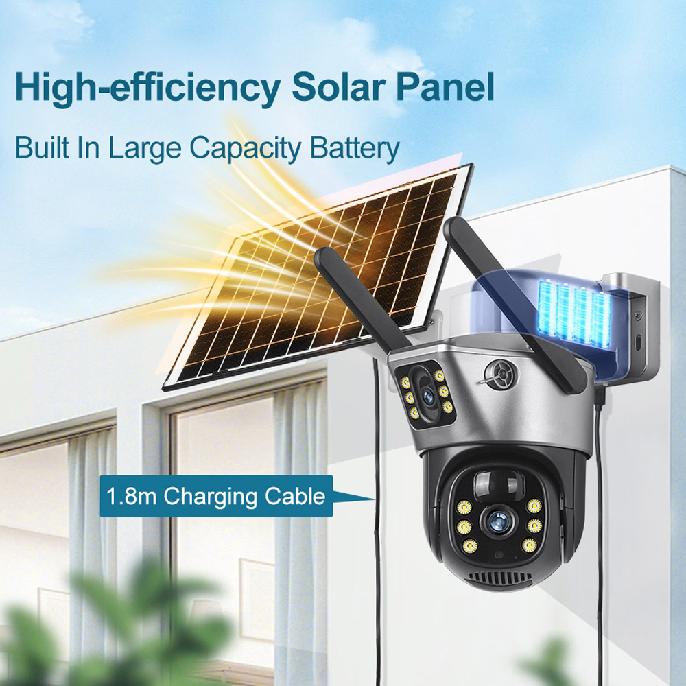 4G / WiFi Solar Camera Dual Le - Camera Solar Wireless recensione e prezzo