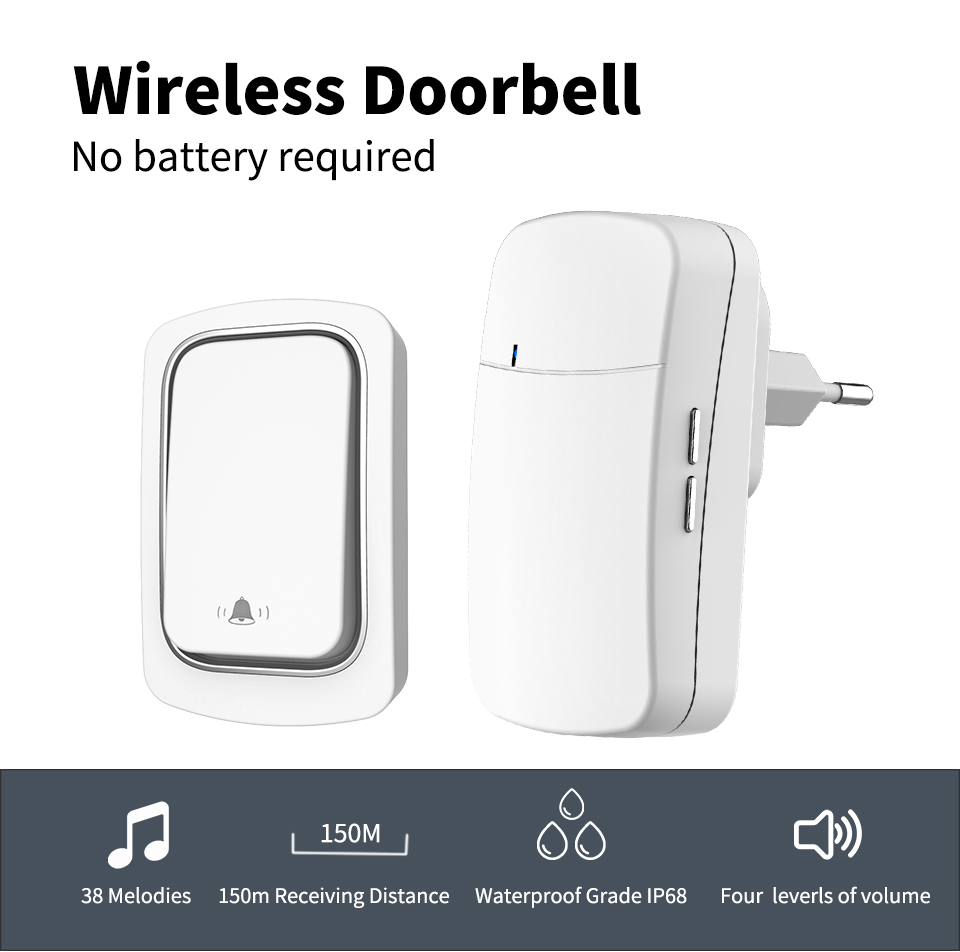 Wireless Doorbell Welcome Chim - Home Security Uk recensione e prezzo