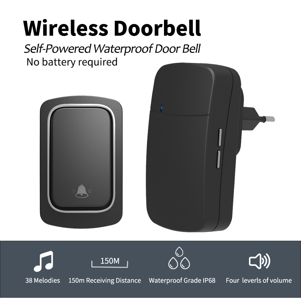 Wireless Doorbell Welcome Chim - Home Security Uk recensione e prezzo